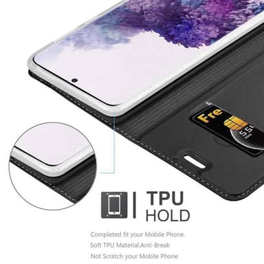 Samsung Galaxy S20 Suojakuori Lompakkokotelo (Musta)