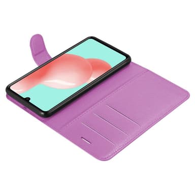 Samsung Galaxy A41 Suojakuori Lompakkokotelo (Violetti)