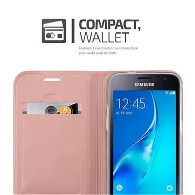 Samsung Galaxy J1 2016 Suojakuori Lompakkokotelo
