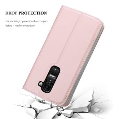 LG G2 MINI Suojakuori Lompakkokotelo (Vaaleanpunainen)