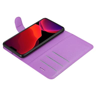 iPhone 12 PRO MAX Suojakuori Lompakkokotelo (Violetti)