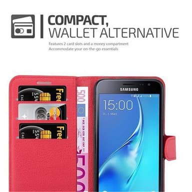 Samsung Galaxy J3 2016 Suojakuori Lompakkokotelo