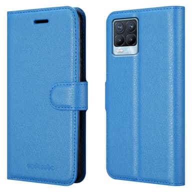 Realme 8 4G / 8 PRO Suojakuori Lompakkokotelo (Sininen)