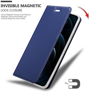 iPhone 12 / 12 PRO Suojakuori Lompakkokotelo (Sininen)
