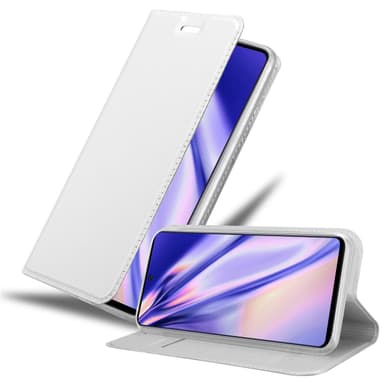 Samsung Galaxy A71 5G Suojakuori Lompakkokotelo (Hopea)