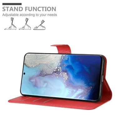 Samsung Galaxy S20 Suojakuori Lompakkokotelo (Punainen)