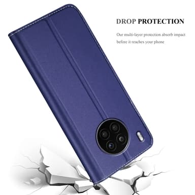 Honor 50 LITE Suojakuori Lompakkokotelo (Sininen)