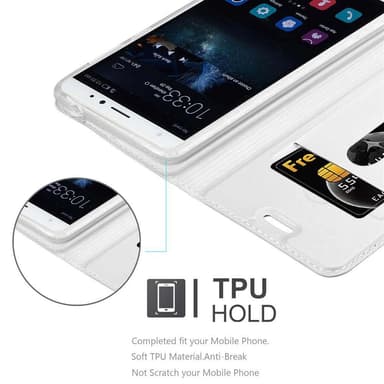 Huawei MATE S Suojakuori Lompakkokotelo (Hopea)