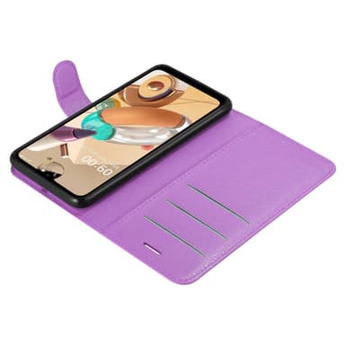 LG K41S Suojakuori Lompakkokotelo (Violetti)