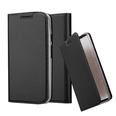 Motorola MOTO G2 Suojakuori Lompakkokotelo (Musta)
