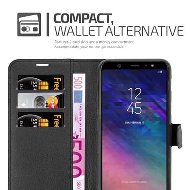 Samsung Galaxy A6 PLUS 2018 Suojakuori Lompakkokotelo