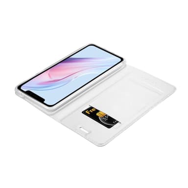 iPhone 13 PRO MAX Suojakuori Lompakkokotelo (Hopea)