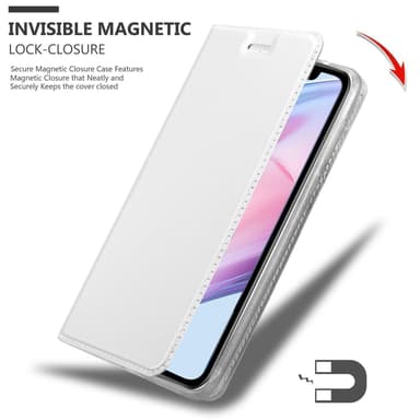 iPhone 13 PRO MAX Suojakuori Lompakkokotelo (Hopea)