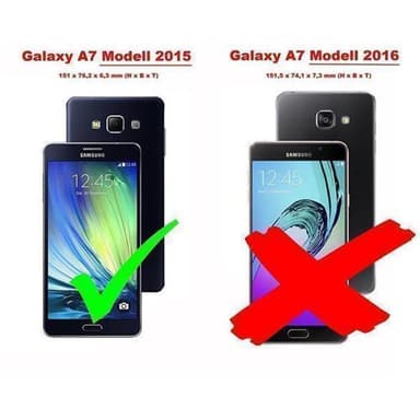 Samsung Galaxy A7 2015 Suojakuori Lompakkokotelo