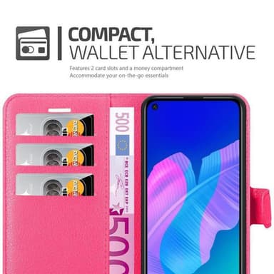 Huawei P40 LITE E Suojakuori Lompakkokotelo