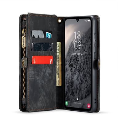 CaseMe puhelimenkotelo 008 8-kortti Samsung Galaxy A55 - Musta/harmaa