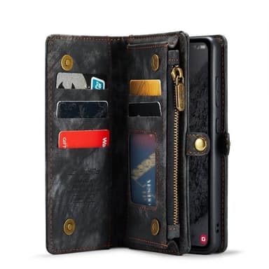 CaseMe puhelimenkotelo 008 8-kortti Samsung Galaxy A55 - Musta/harmaa