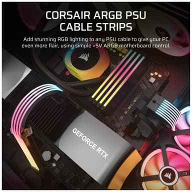 Corsair ARGB kaapelinauha virtalähteelle (2 kpl)