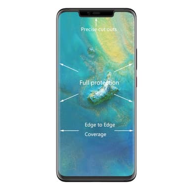 HAT PRINCE Näytönsuoja Täysin peittävä Huawei Mate 20 Pro