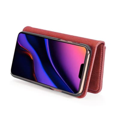 DG.MING iPhone 11 Pro Tyylikäs Lompakkokotelo - Viininpunainen