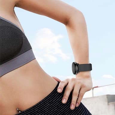 Kellon ranneke Samsung Galaxy Watch Active Active2 20MM - Musta