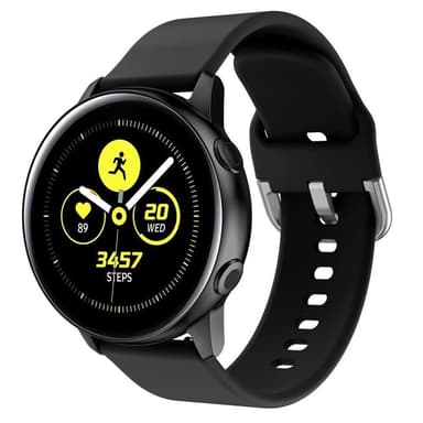 Kellon ranneke Samsung Galaxy Watch Active Active2 20MM - Musta