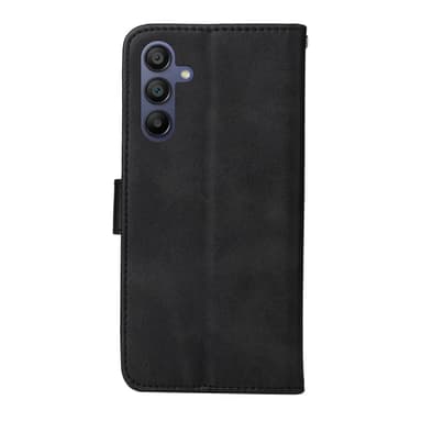 SKALO Samsung A16 PU-nahkainen Lompakkokotelo - Musta
