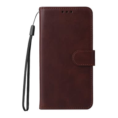 SKALO Samsung A16 PU-nahkainen Lompakkokotelo - Ruskea