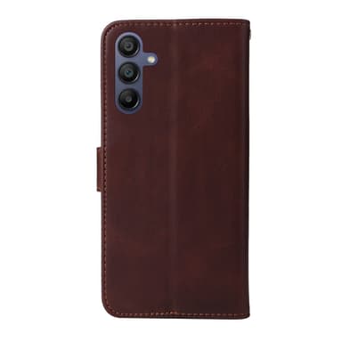 SKALO Samsung A16 PU-nahkainen Lompakkokotelo - Ruskea