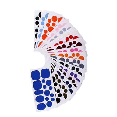 Korjauspaikat Down Jacket Multicolor 18-pakkaukseen ympyrän tyyppi