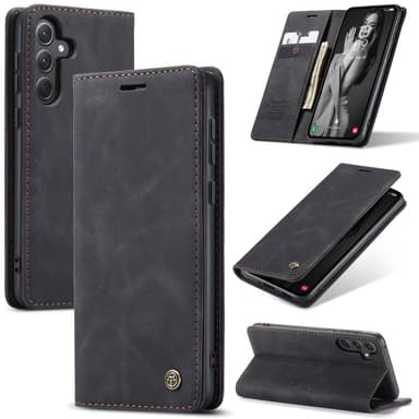 CASEME Retro Lompakkokotelo Samsung Galaxy A36