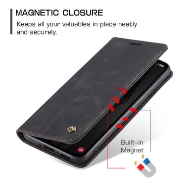CASEME Retro Lompakkokotelo Samsung Galaxy A36