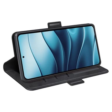 SKALO Xiaomi Redmi Note 14 4G Premium ID Lompakkokotelo - Musta