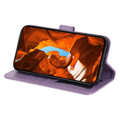 SKALO Motorola Moto G75 5G Mandala Lompakkokotelo - Violetti