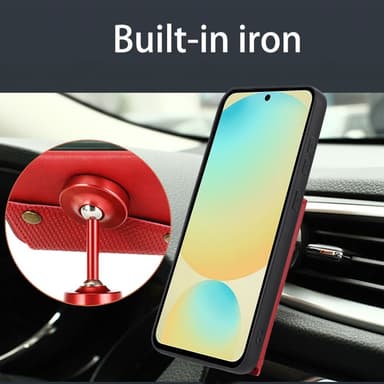 SKALO Xiaomi Redmi Note 14 Pro+ 5G PU-nahkakotelo, 2 korttipaikkaa Suojakuori - Musta