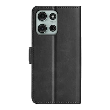SKALO Motorola Moto G75 5G Premium ID Lompakkokotelo - Musta
