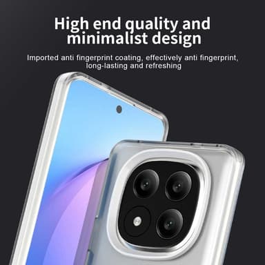 SKALO Xiaomi Redmi Note 14 Pro+ 5G Candy Series Hybrid Suojakuori - Valkoinen