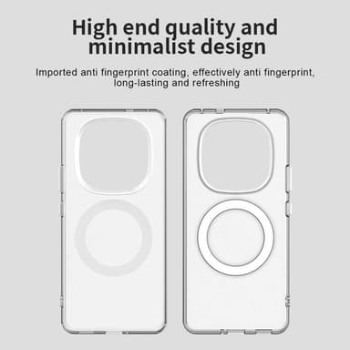 SKALO Xiaomi Redmi Note 14 Pro+ 5G Candy Series Hybrid Suojakuori - Valkoinen