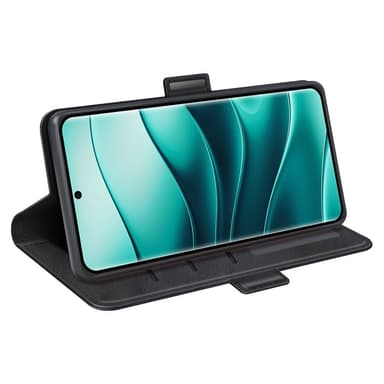 SKALO Xiaomi Redmi Note 14 Pro+ 5G Premium ID Lompakkokotelo - Musta
