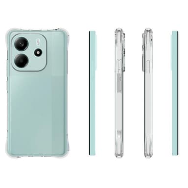 SKALO Xiaomi Redmi Note 14 4G Extra strong TPU Suojakuori - Läpinäkyvä
