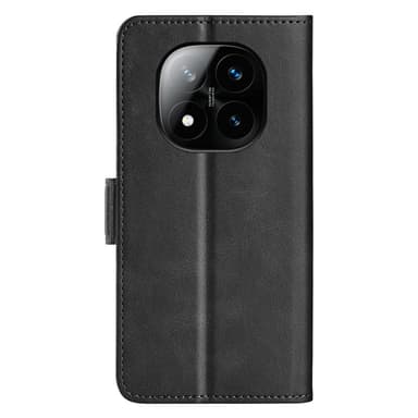 SKALO Xiaomi Redmi Note 14 Pro+ 5G Premium ID Lompakkokotelo - Musta