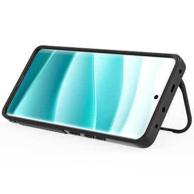 SKALO Xiaomi Redmi Note 14 Pro 5G Ripple Texture Suojakuori - Musta