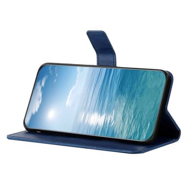 SKALO Xiaomi Redmi Note 14 5G PU-Nahka Lompakkokotelo - Sininen