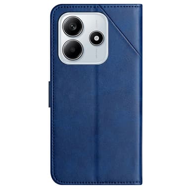 SKALO Xiaomi Redmi Note 14 5G PU-Nahka Lompakkokotelo - Sininen