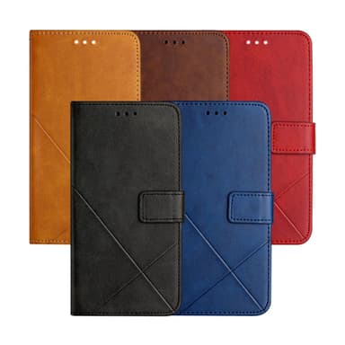SKALO Xiaomi Redmi Note 14 5G PU-Nahka Lompakkokotelo - Sininen