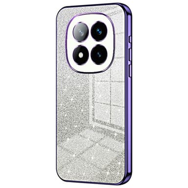 SKALO Xiaomi Redmi Note 14 Pro+ 5G Electroplating Glitter Suojakuori - Violetti