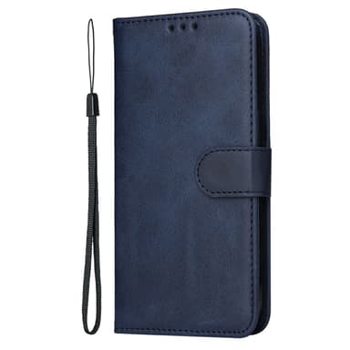 SKALO Xiaomi Redmi Note 14 4G PU-nahka Lompakkokotelo - Sininen