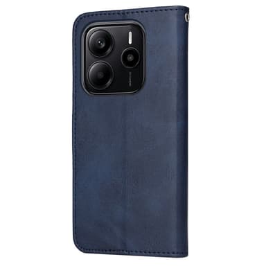 SKALO Xiaomi Redmi Note 14 4G PU-nahka Lompakkokotelo - Sininen