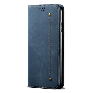 SKALO Xiaomi Redmi Note 14 5G Jeans Lompakkokotelo - Sininen