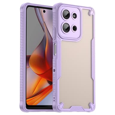 SKALO Motorola Moto G75 5G Armor Hybrid Frosted Suojakuori - Violetti